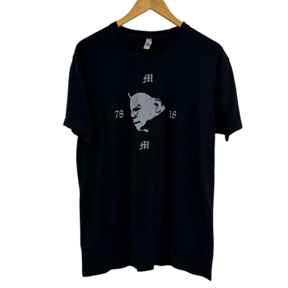 Halloween Black T-shirt Men's Large 2018 movie promo tee rob zombie Mike Myers